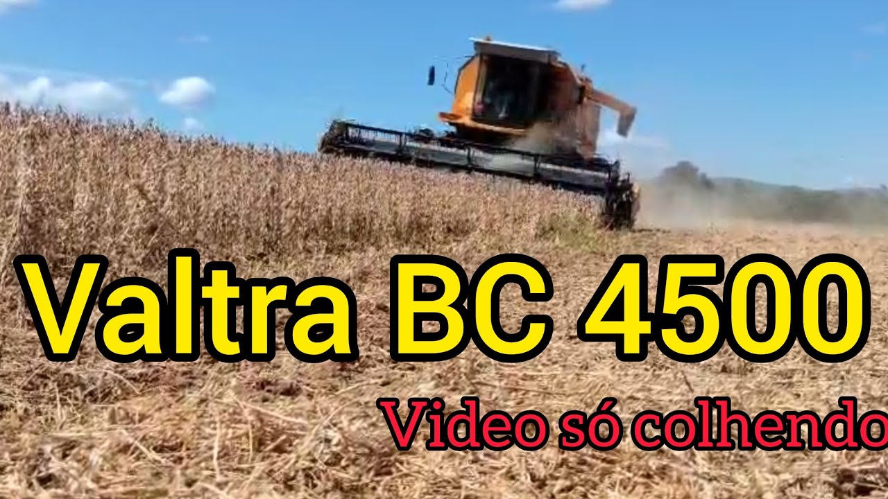 VALTRA BC4500///COLHEITA DE SOJA 24/25