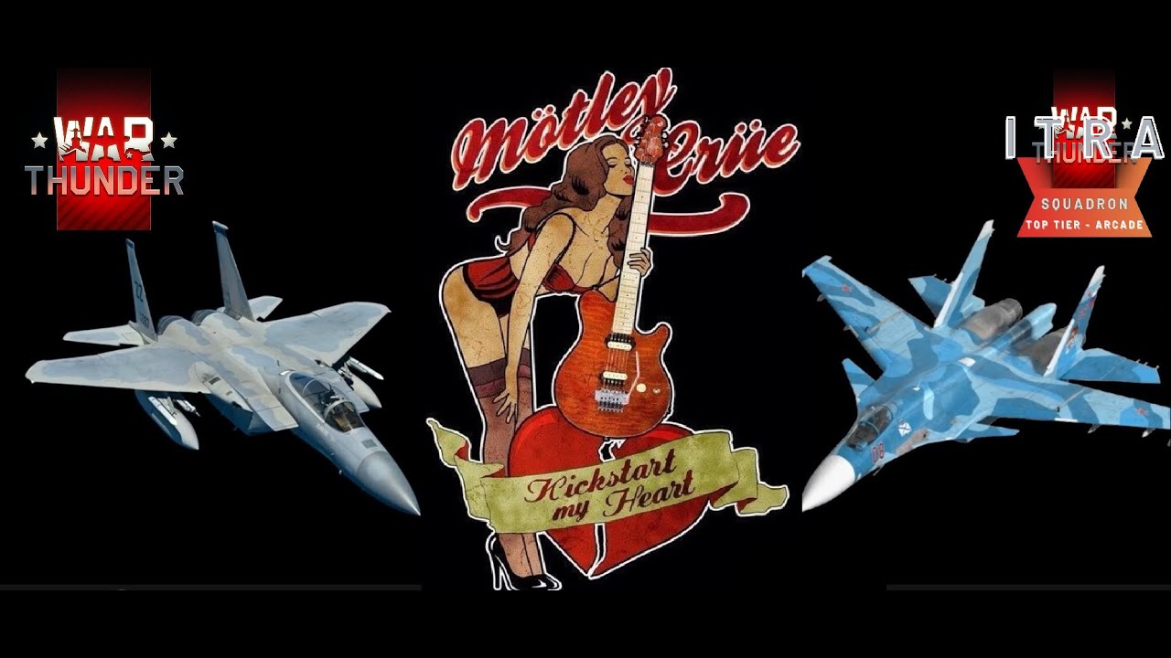 Pure chauvinism. F15 vs (SU & MIG) Compilation of short. #KickstartMyHeart #warthunder #MötleyCrüe