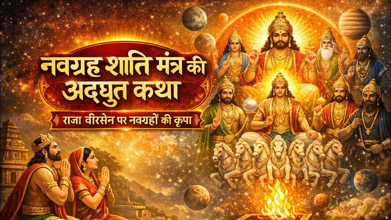 नवग्रह शांति मंत्र की महिमा – सुनते ही मन को शांति मिलेगी” 