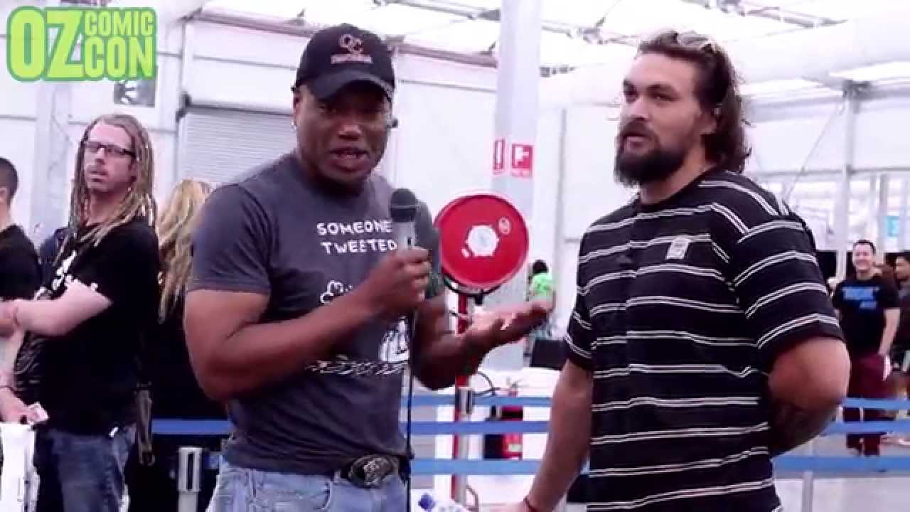 Chris Judge Interviews Jason Momoa Sydney Oz Comic Con 2014