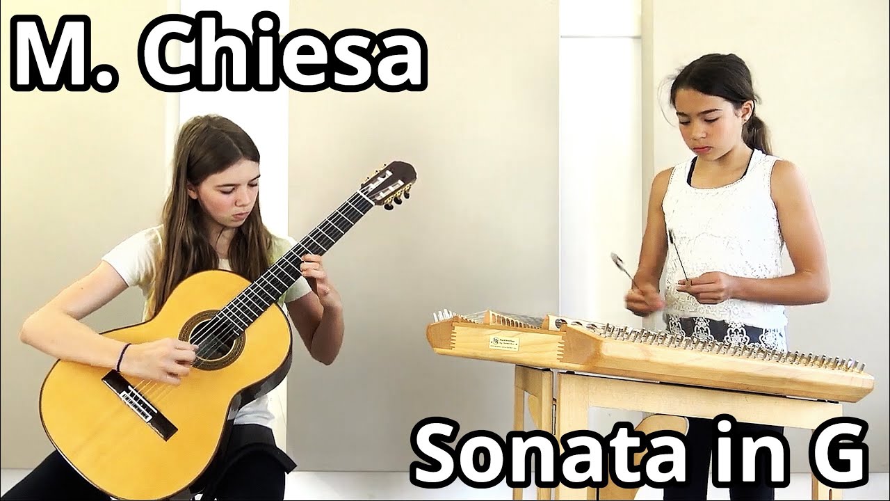 Melchior Chiesa - Sonate für Hackbrett & Gitarre, G-Dur (1. Allegro)