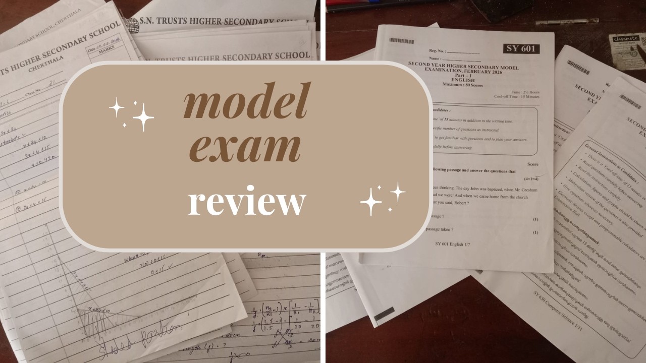 All about my plus two model exam ⚡⚡#plustwo #exam #model #public #kerala #malayalam 