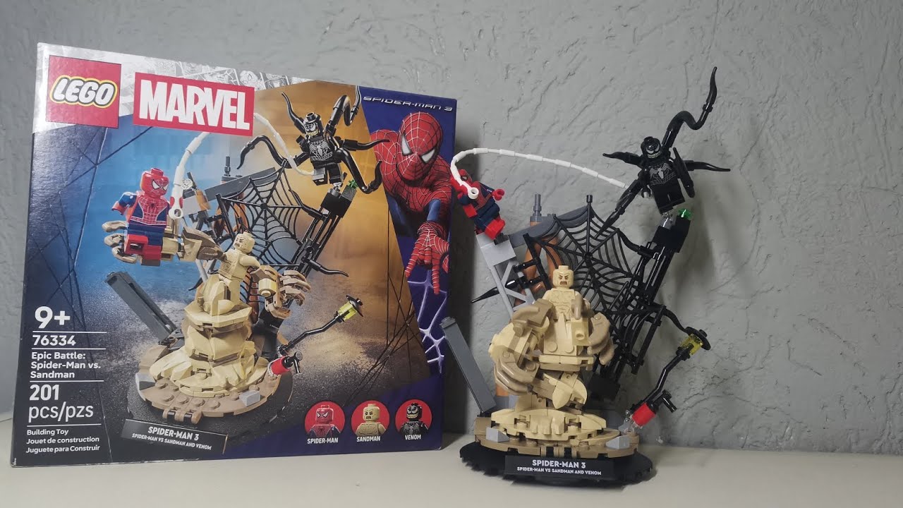 LEGO MARVEL 76334 Epic Battle: Spider-Man vs. Sandman ¡El MEJOR set de MARVEL del AÑO! 