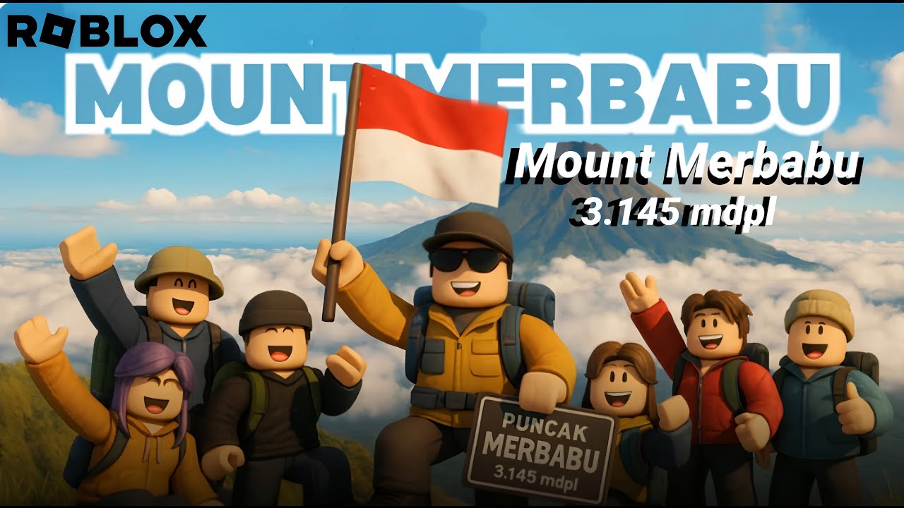 Mendaki Gunung Merbabu Diroblox