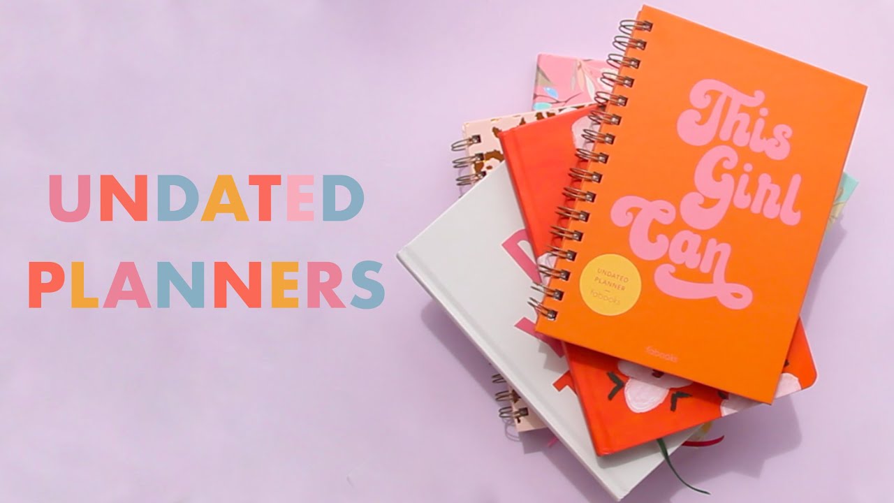 S&uuml;resiz Ajanda | Undated Planner