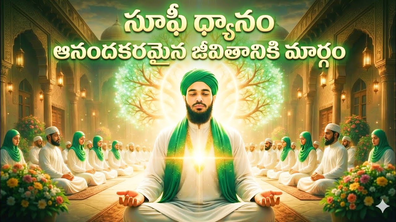 సూఫీ ధ్యానం ఆనందకరమైన జీవితానికి మార్గం #gshufignyanam #teluguislam #meditation #dhyanam #dargah 
