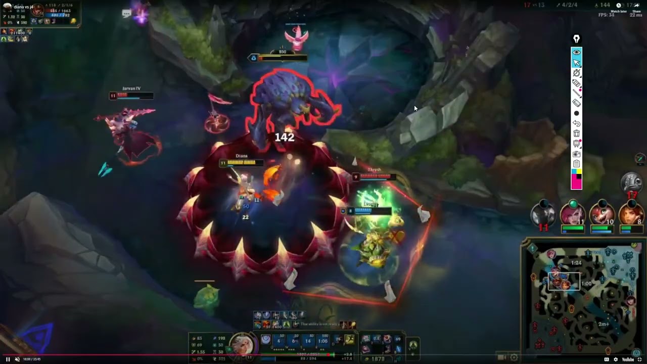 Silver Diana vs JarvanIV,