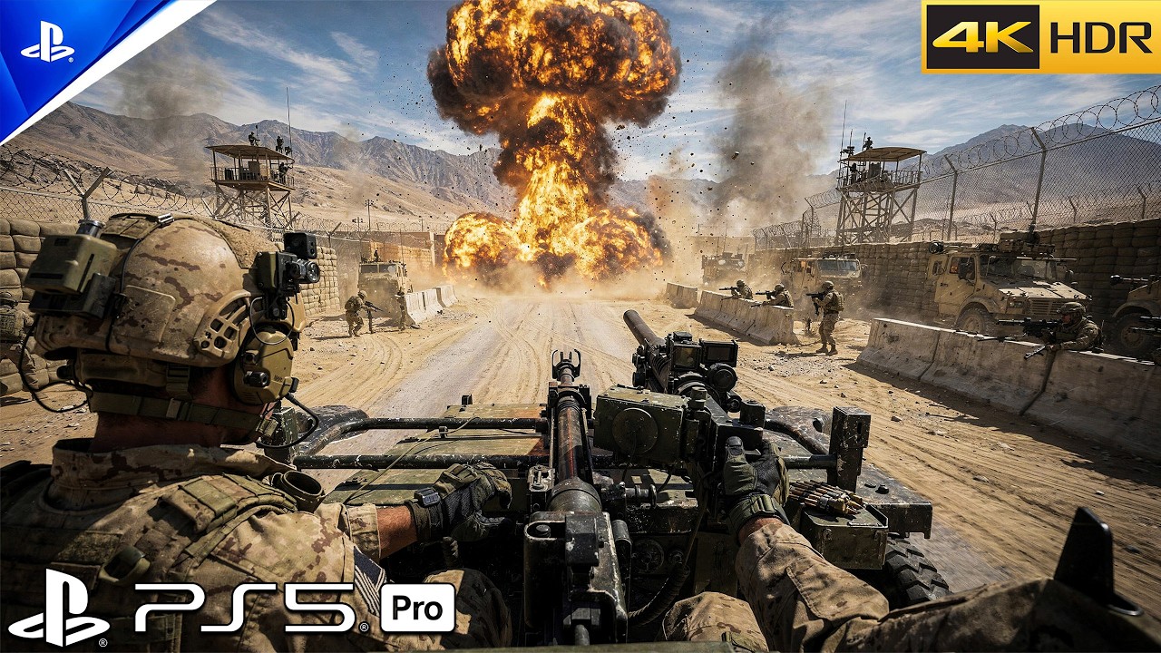 Battlefield 6 US Military Base Under Siege (PS5 PRO) | Realistic ULTRA MAX Graphics [4K 60FPS]