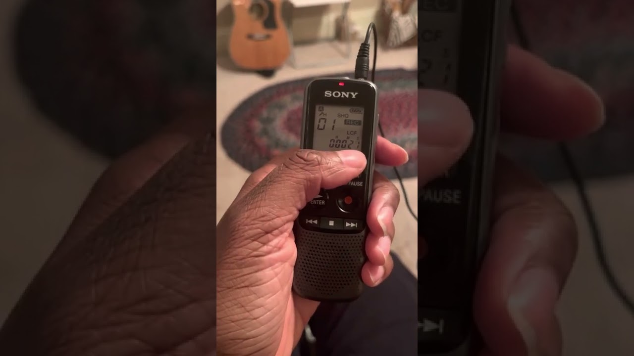 How To Use Voice Recorder Sony ICD-PX240