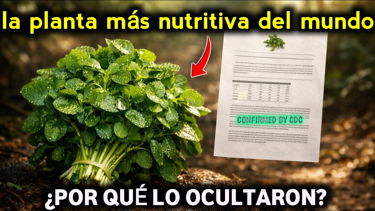La planta más nutritiva del mundo (Confirmado por los CDC): ¿por qué desapareció?