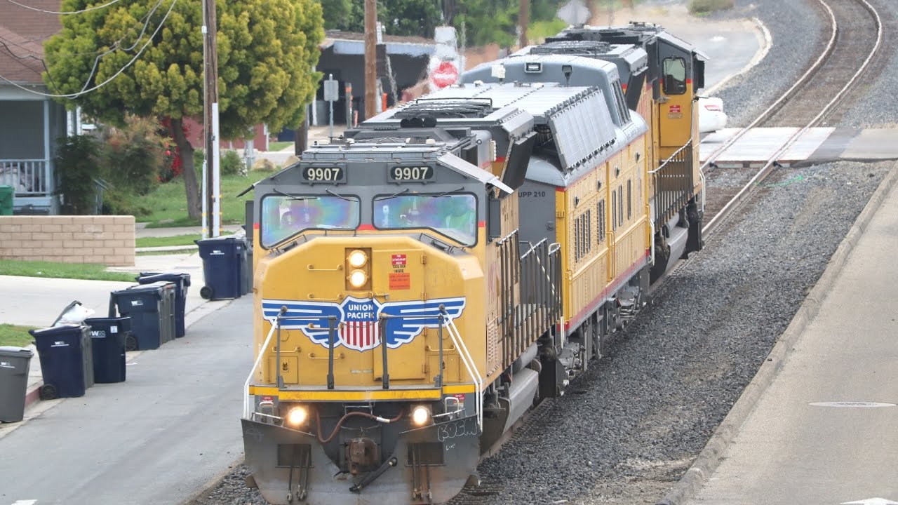 Positive Train Control (PTC) Test Train, Coast Line, Santa Barbara Sub.