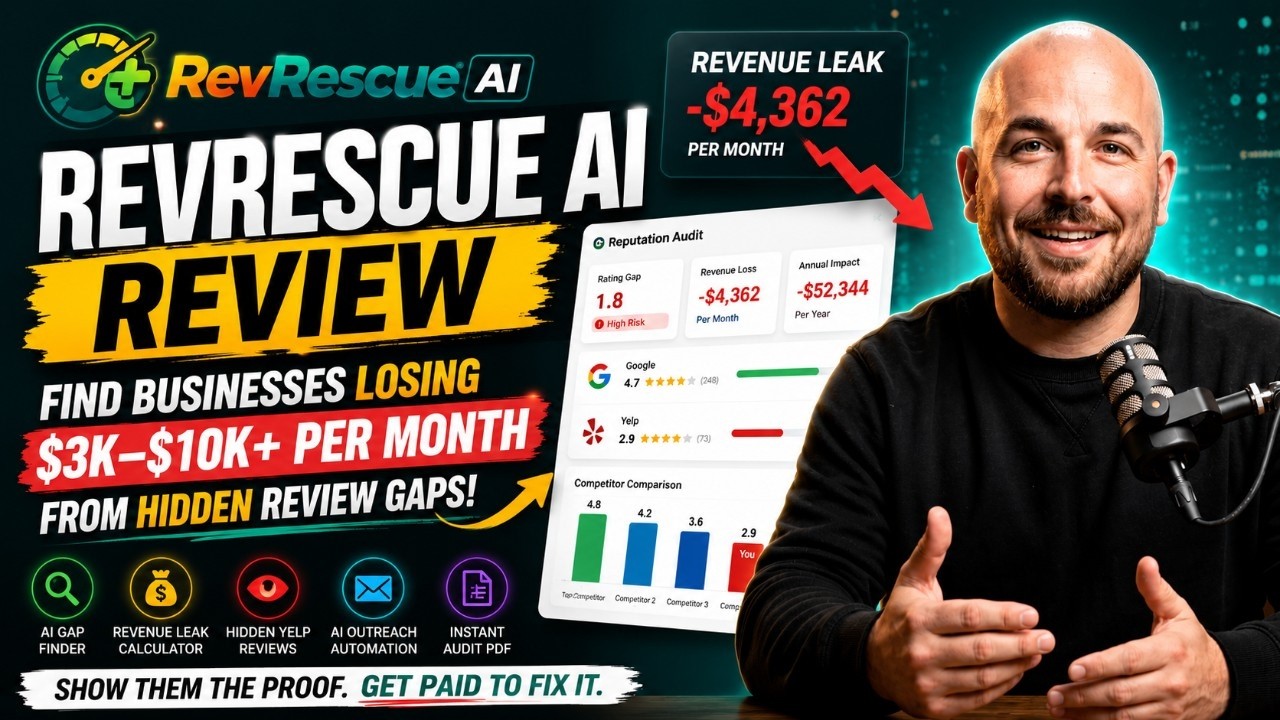 RevRescue AI Review & Bonuses: Walkthrough + Demo + OTO 🔵 RevRescue AI Review [NEW]