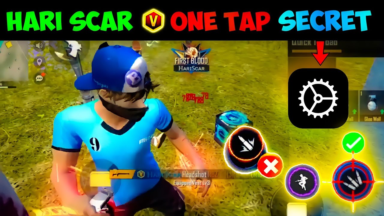 Hari Scar🔥One Tap Trick Revealed😱[SECRET]