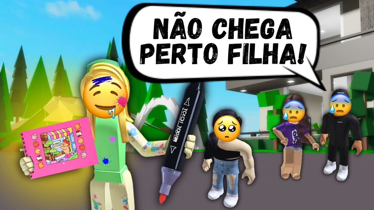 A mãe que ficou viciada nos bobbie goods da filha !! - HISTÓRIA DE ROBLOX