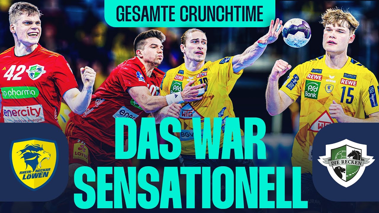 RIESEN Chance für Hannover I Die gesamte Crunchtime Rhein-Neckar Löwen vs.  @DIE RECKEN ​