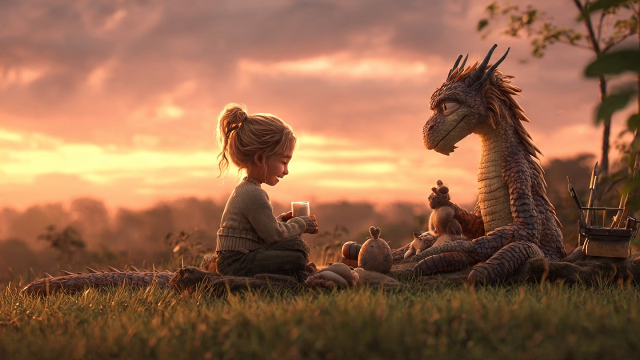 No One Played With the Little Dragon Girl… Until a Human Child Changed Everything | HFY