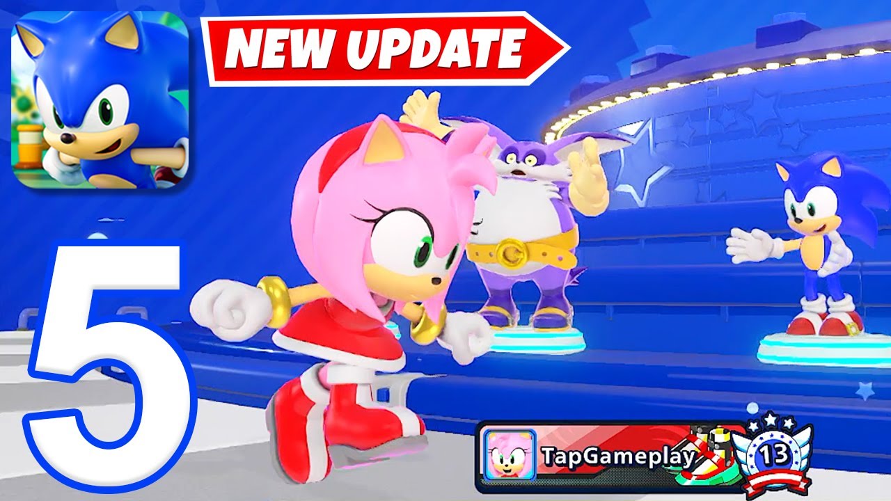 Sonic Rumble - Gameplay Walkthrough Part 5 - New Update & Amy (iOS, Android)
