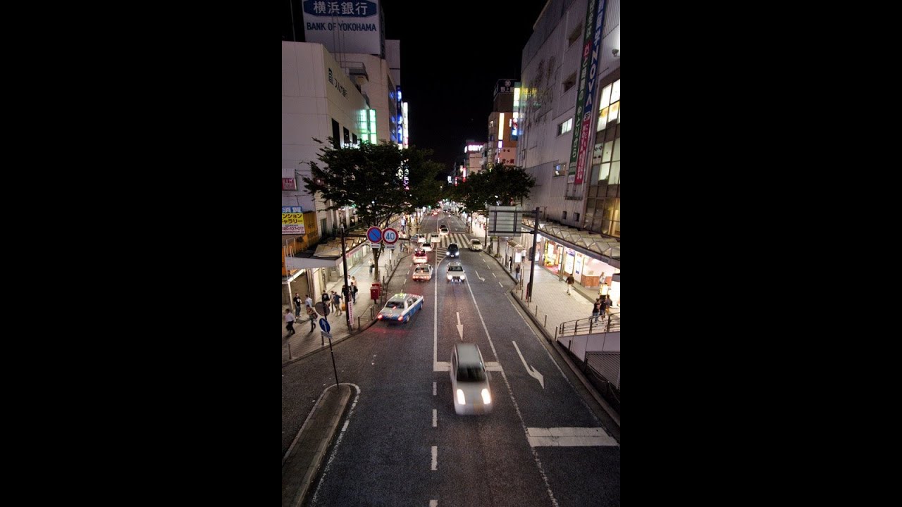 Blue street, Fleet Activities Yokosuka, Japan.   What's outside the front gate Blue street