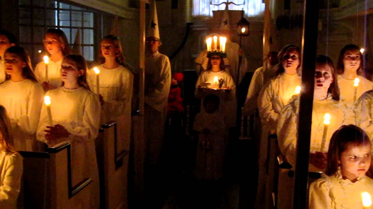 Lucia Fest 2011 - Gloria Dei Old Swedes Church - Dress Rehearsal