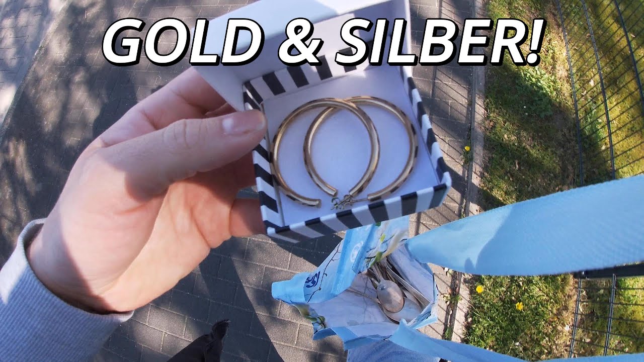 Gold & Silber auf dem Flohmarkt gefunden!