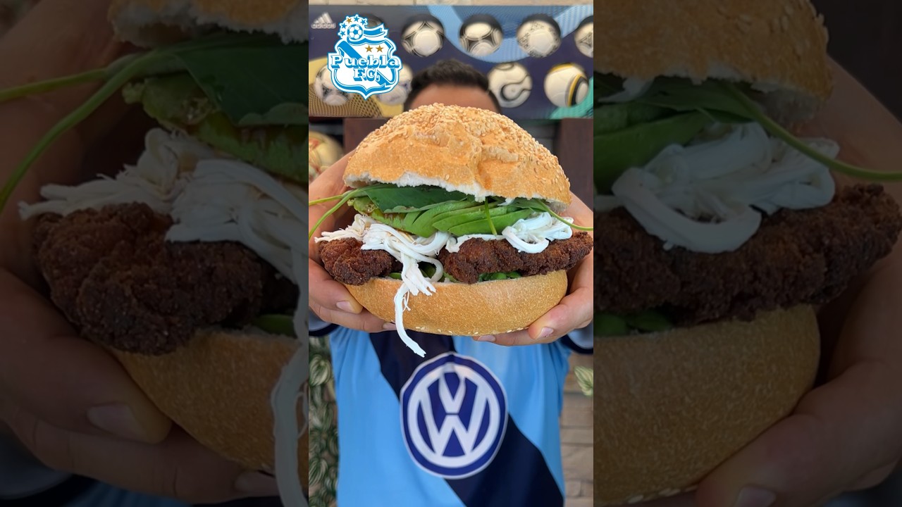 CEMITA POBLANA !!! #cemitas #milanesa #queso #aguacate