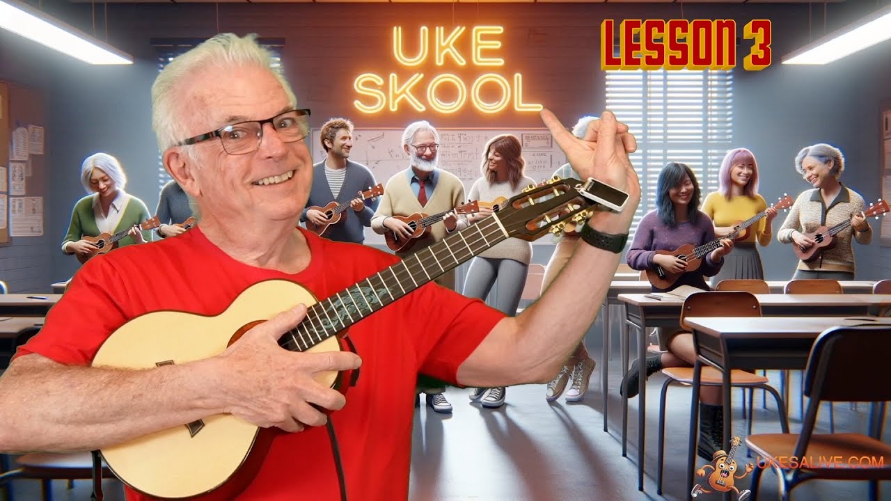 Lesson 3 - Beginner Ukulele Series -Our First Song!