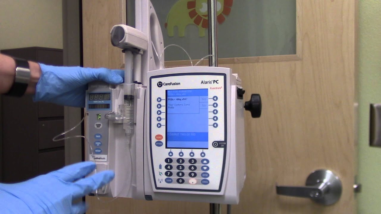 PEDS SYRINGE PUMP ALARIS