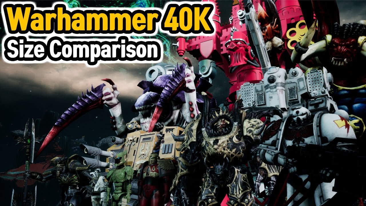 Warhammer 40k Size Comparison : Season 1