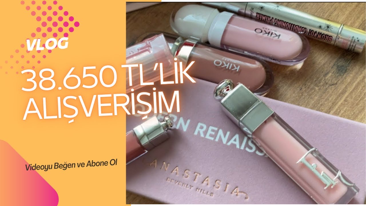 38.650 TL’lik ALIŞVERİŞİM 😨😨//YSL,GUESS,MAC,KİKO,BOBBİ BROWN,DİOR,GUESS,SKETCHERS,LANCOME,CLINIQUE