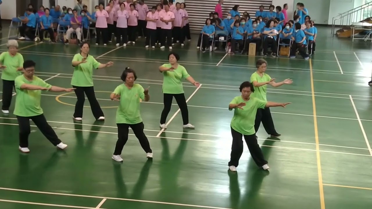 太極24 式，龍井太極拳委員會表演