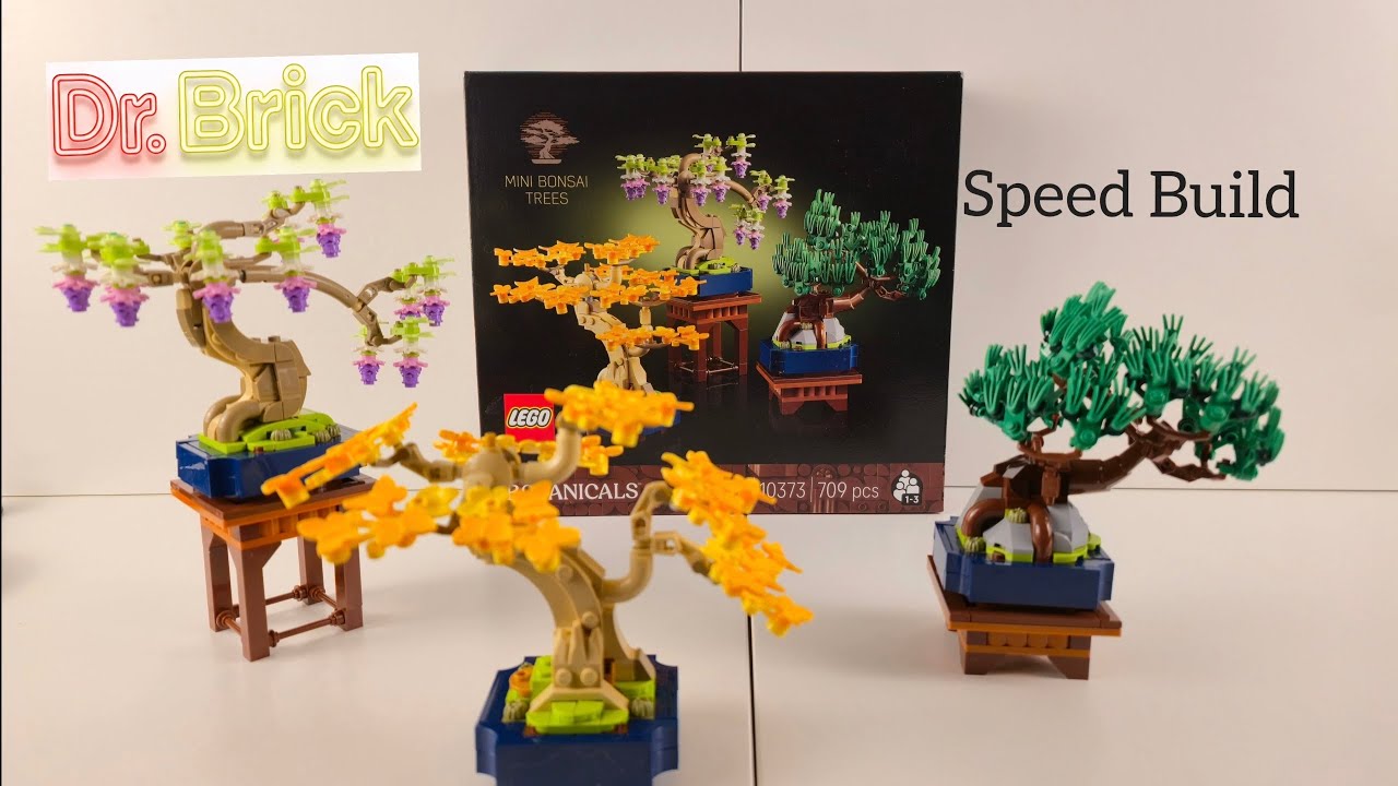 LEGO Botanicals Mini Bonsais 10373 SPEED BUILD 