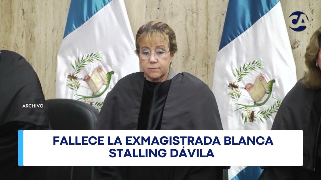 Fallece la exmagistrada Blanca Stalling Dávila