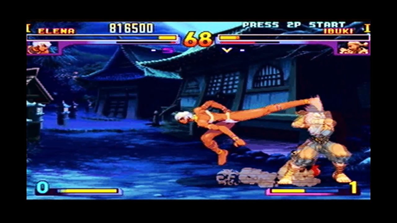 Street Fighter III New Generation - Elena Playthrough