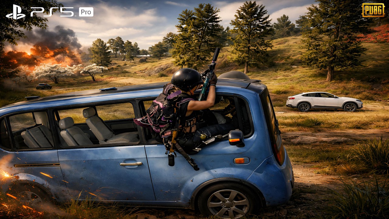 PUBG (PS5 Pro) &ndash; Max Graphics TPP Full Match | 4K 60FPS