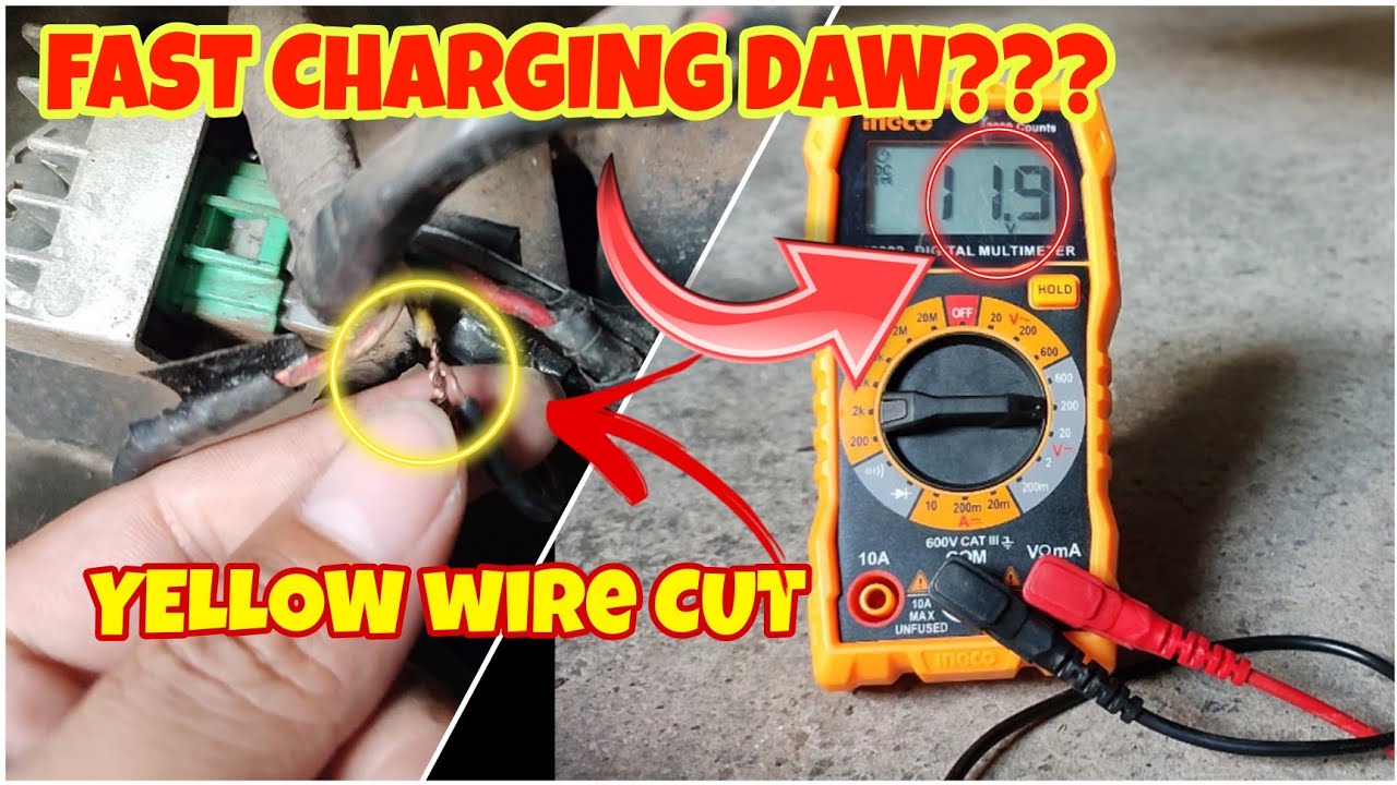 FAST CHARGING?? MOTORCYCLE ELECTRICAL WIRING TUTORIAL
