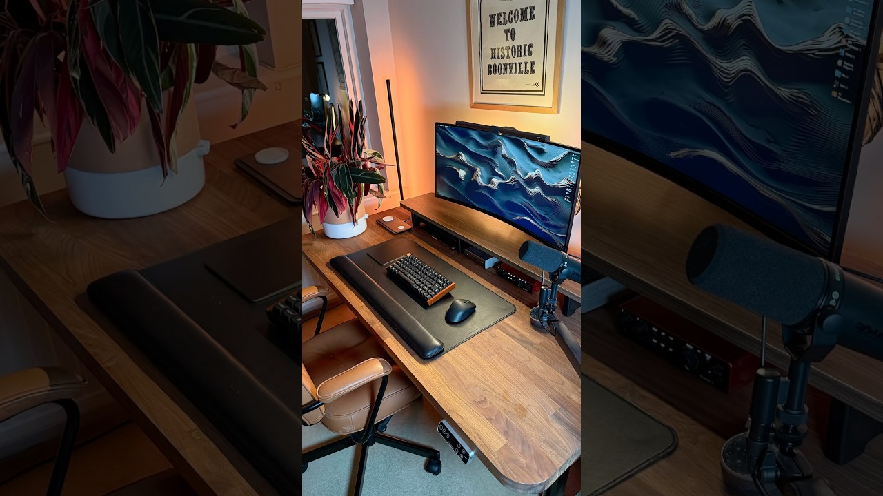 MacBook Pro Desk Setup 2025