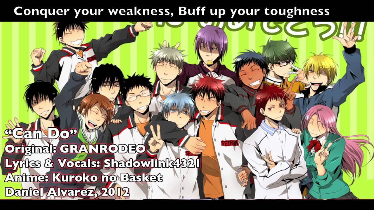 ENGLISH 'Can Do' Kuroko no Basket (TV Size)