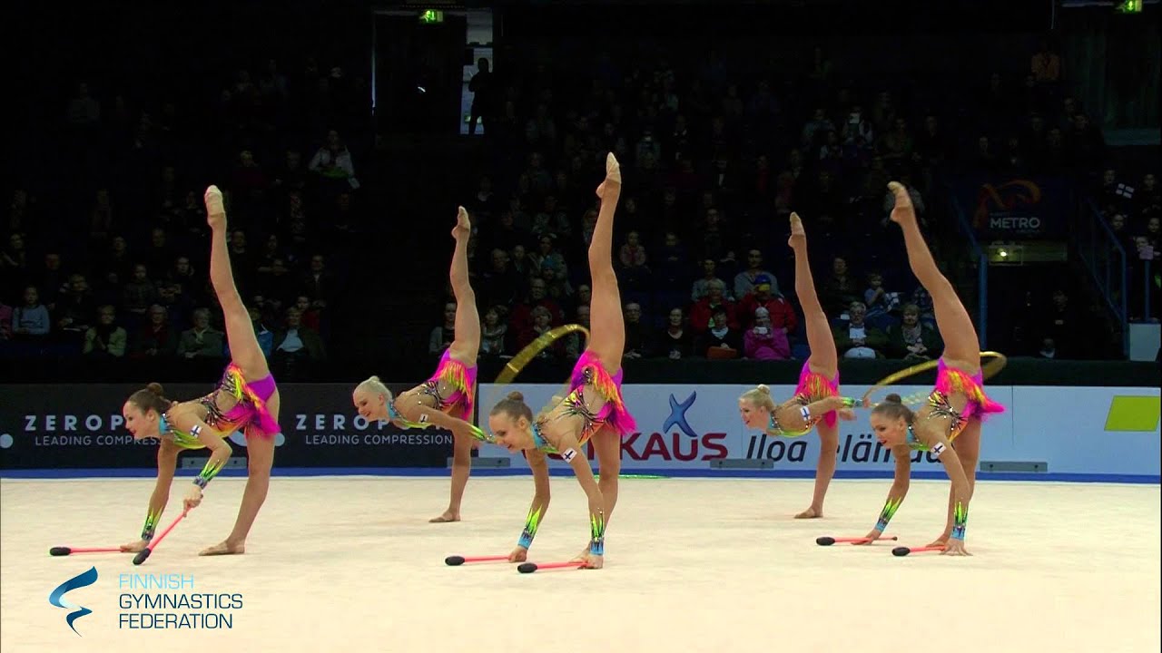 Finland Hoops and Clubs - Rhythmic Gymnastics World Cup 2016 Espoo