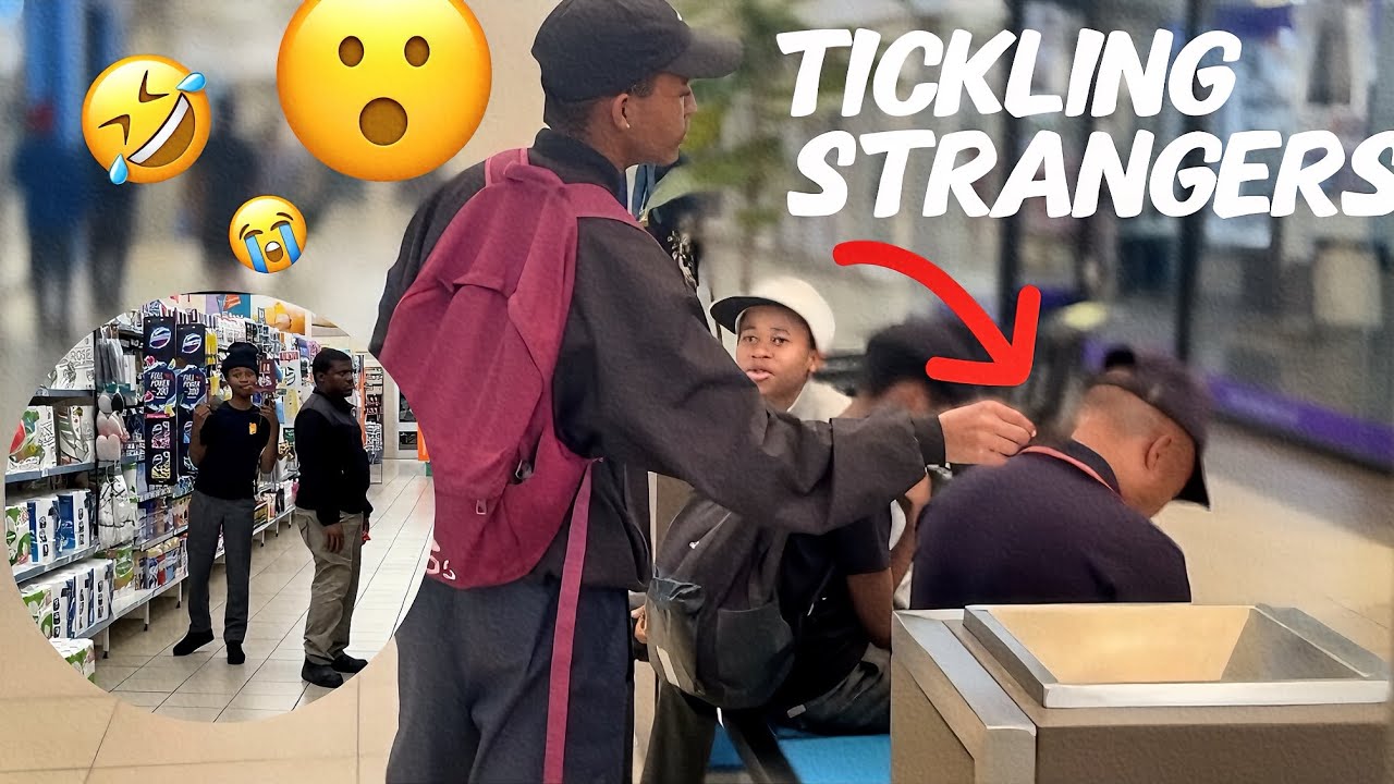 TICKLING STRANGERS WITH A FEATHER(🪶) *PRANK*