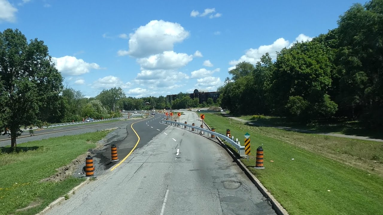 OC Transpo Stage 2 LRT Detours: Sir John A. Macdonald Pkwy Realignments (Full Compilation)