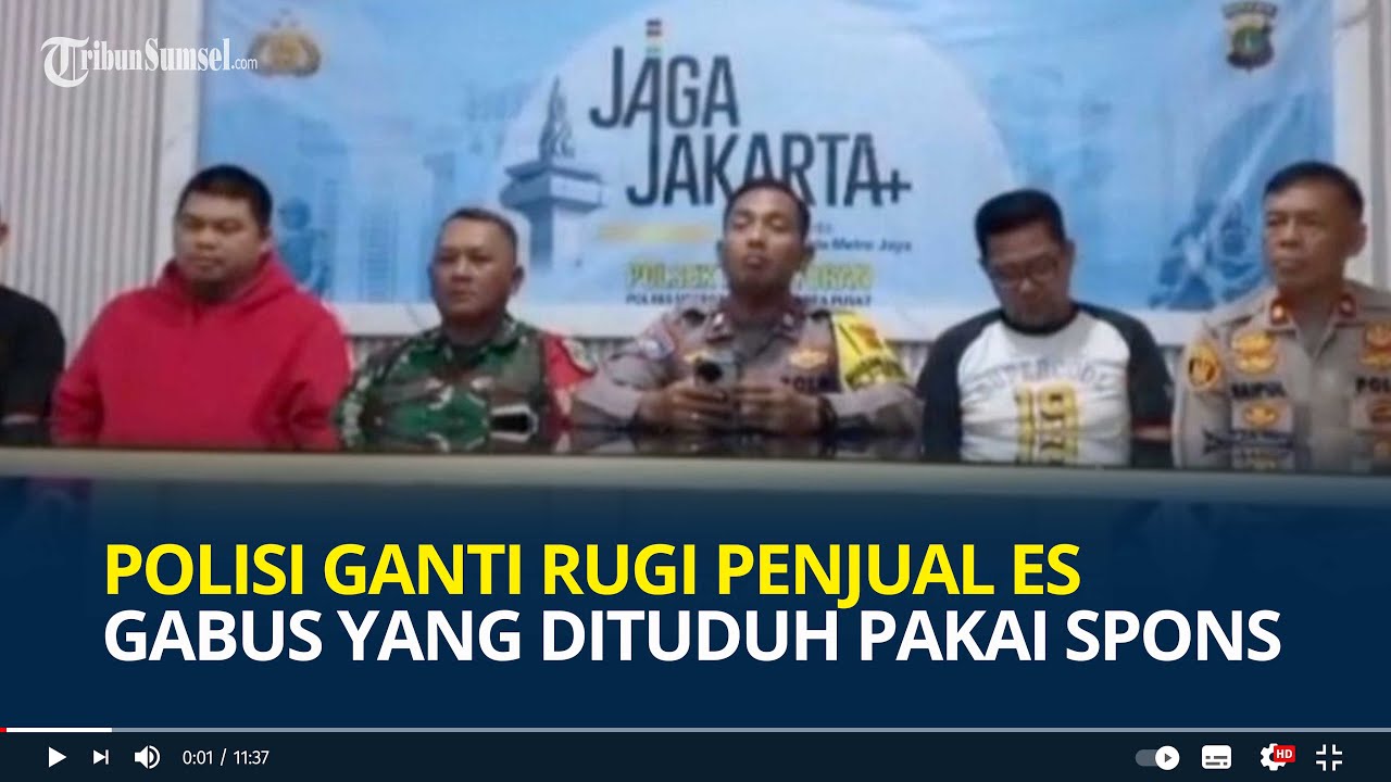 Polisi Ganti Rugi Penjual Es Gabus yang Dituduh Pakai Spons, Pulangkan Suderajat ke Rumahnya