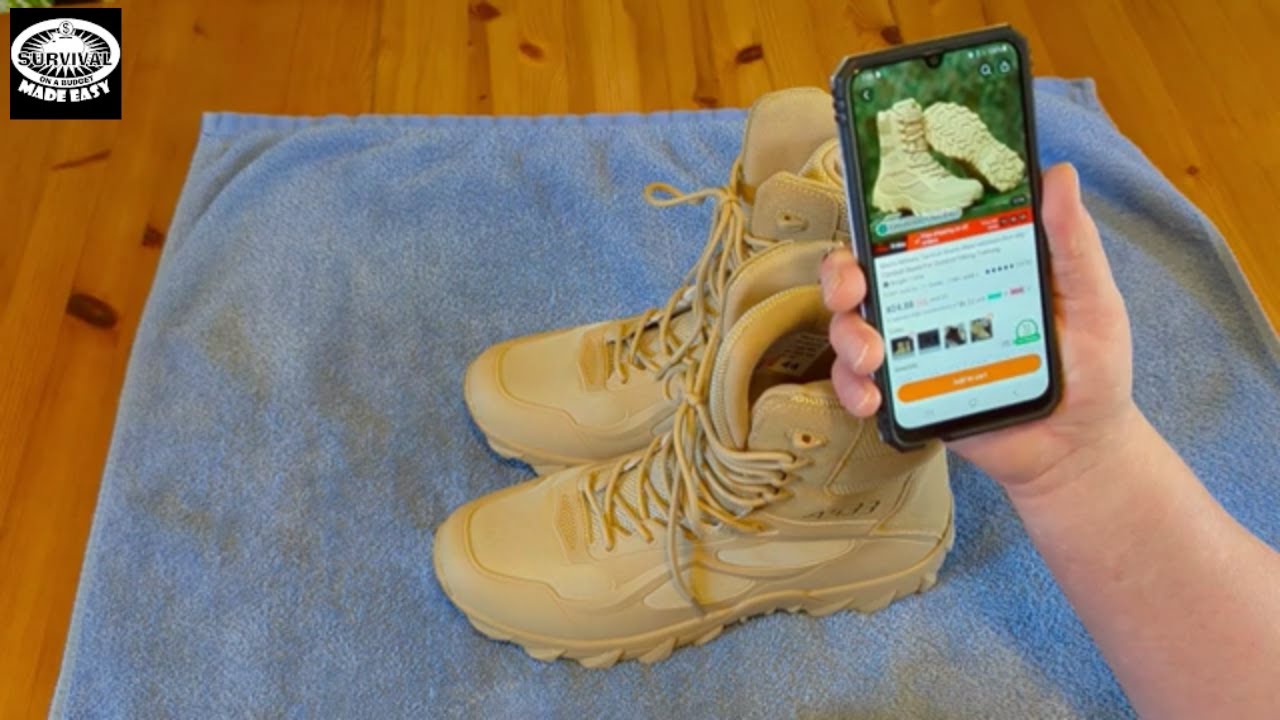 TEMU A533 Military Tactical  Boots