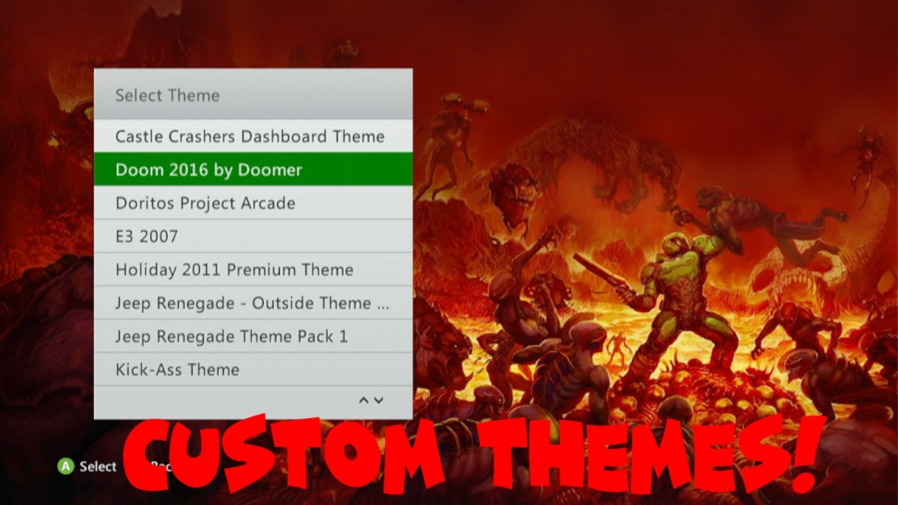 How To Make Custom Themes on Xbox 360