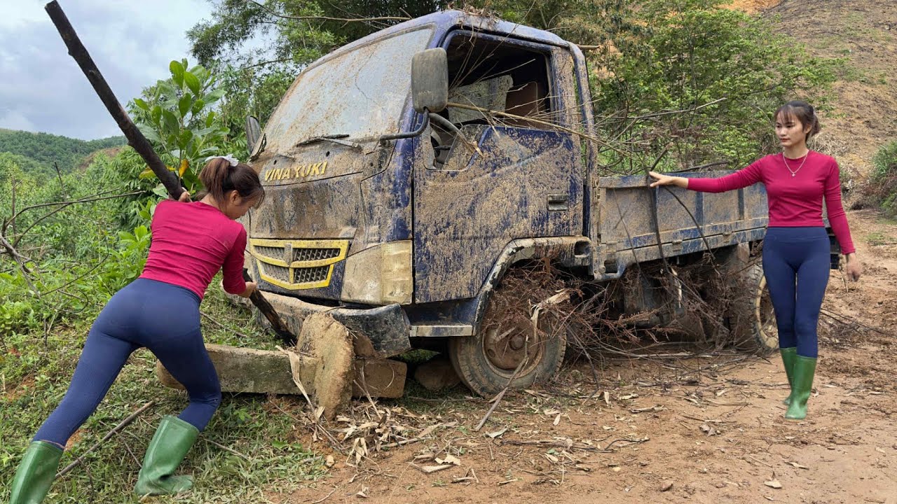 FULL VIDEO; Talented girl restores and starts up a 500kg Daewoo minivan after years of abandonment