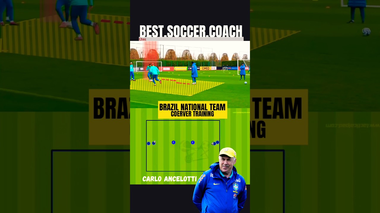 Carlo Ancelotti & the Brazil National Team | Coerver training