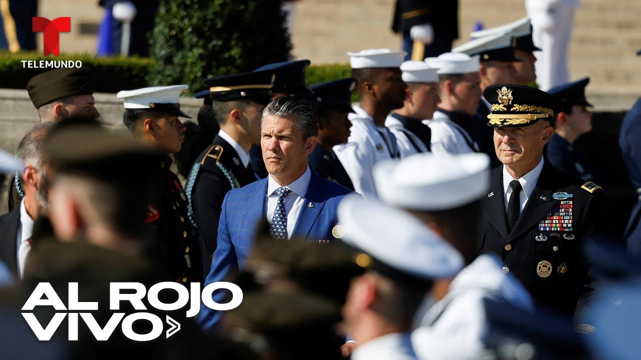 Trump, altos mandos del Pentágono y el secretario de Defensa se reúnen en Quantico | Al Rojo Vivo