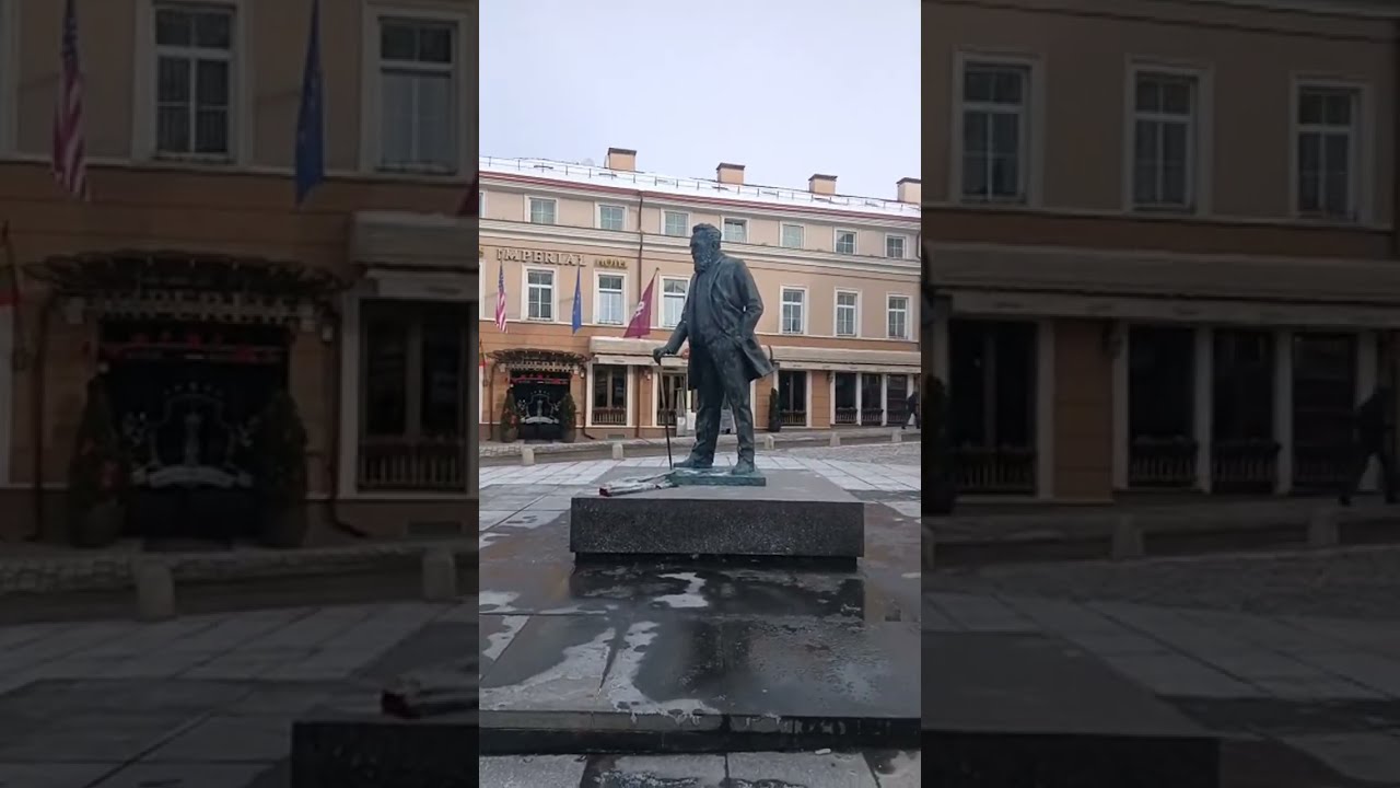 Прогулка,по Вильнюсу,костёл Св.Каземира,Кафедральный собор на Заречье ,памятник Басанавичусу 15.02
