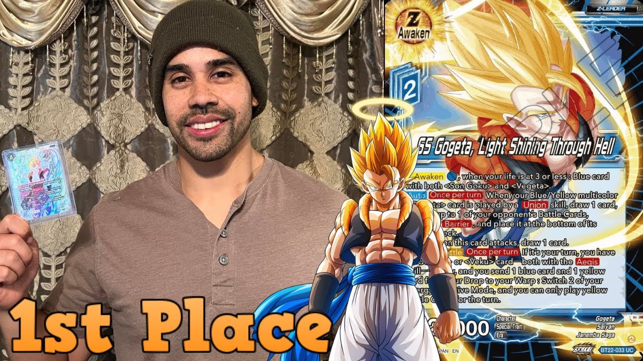 My BROKEN 1st Place Gogeta Deck Profile! (DBS Zenkai 5)