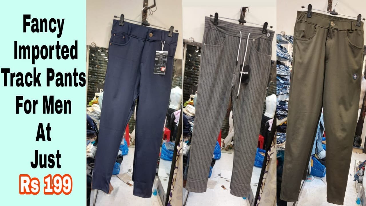 Mumbai Cheapest Wholesale Track Pant Market | Cheapest Imported Track Pants For Men At Just Rs199
