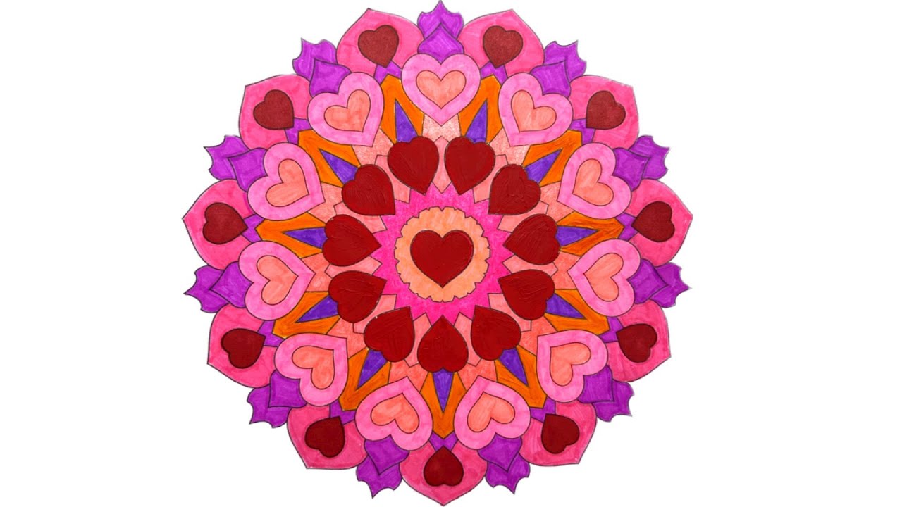 mandala coloring / satisfying coloring / mandala design